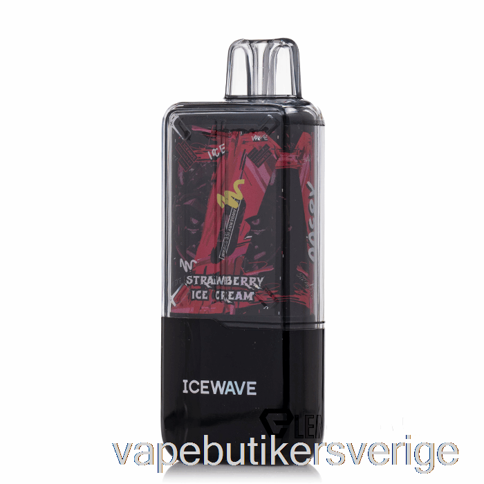 Vape Sverige Icewave X8500 Engångsjordgubbsglass